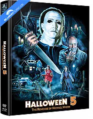 Halloween 5 - Die Rache des Michael Myers (Wattierte Limited Mediabook Edition) (Cover W) (Blu-ray + Bonus-DVD) Blu-ray