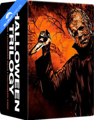 Halloween Trilogy 4K - Limited Edition Steelbook - Library Case (4K UHD) (UK Import) Blu-ray