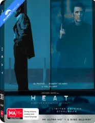 Heat (1995) 4K - Director's Definitive Edition - JB Hi-Fi Exclusive Limited Edition Steelbook (4K UHD + Blu-ray + Bonus Blu-ray) (AU Import) Blu-ray