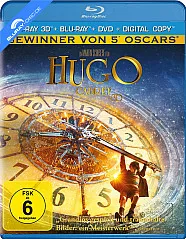 Hugo Cabret 3D  (Blu-ray 3D + Blu-ray + DVD + Digital Copy) Blu-ray