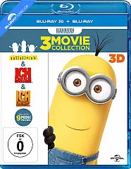 Ich - Einfach unverbesserlich 1+2 + Minions (2015) 3D (3-Film Collection) (Blu-ray 3D) Blu-ray