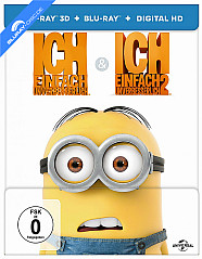 Ich - Einfach unverbesserlich 1+2 3D (Limited Steelbook Edition) (Doppelset) (Blu-ray 3D) Blu-ray
