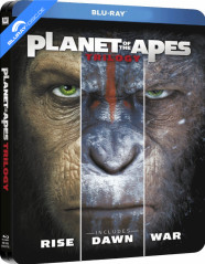 Il Pianeta Delle Scimmie: La Trilogia - Edizione Esclusiva Amazon Steelbook (IT Import) Blu-ray
