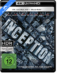 Inception 4K (4K UHD + Blu-ray + Bonus Blu-ray + UV Copy) Blu-ray
