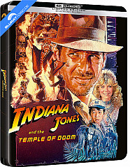 Indiana Jones E Il Tempio Maledetto (1984) 4K - Edizione Limitata Steelbook (4K UHD + Blu-ray (IT Import ohne dt. Ton) Blu-ray