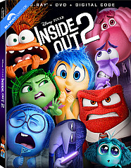 Inside Out 2 (Blu-ray + DVD + Digital Copy) (US Import ohne dt. Ton) Blu-ray