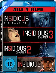 Insidious (2010) + Insidious: Chapter 2 + Insidious: Chapter 3 + Insidious: The Last Key (Limited Edition) Blu-ray