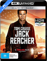 Jack Reacher 4K (4K UHD + Blu-ray) (AU Import) Blu-ray