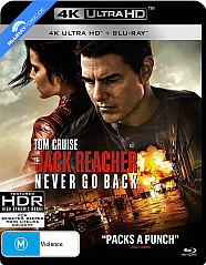 Jack Reacher: Never Go Back 4K (4K UHD + Blu-ray) (AU Import) Blu-ray