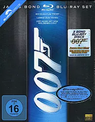 James Bond 007 - Blu-ray Set (Ein Quantum Trost, Lizenz zum Töten, Der Mann mit dem goldenen Colt) Blu-ray