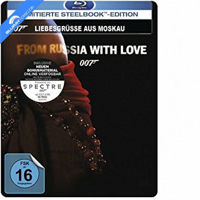 James Bond 007 Liebesgrüsse Aus Moskau Limited Steelbook Edition Blu Ray Film Details 