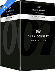 James Bond 007 - Sean Connery 6-Film Collection 4K - Edizione Limitata Steelbook - Library Case (4K UHD + Blu-ray) (IT Import) Blu-ray