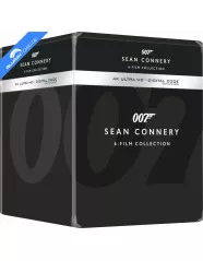 James Bond 007 - Sean Connery 6-Film Collection 4K - Amazon Exclusive Limited Edition Steelbook - Library Case (4K UHD + Digital Copy) (US Import) Blu-ray