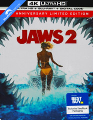 Jaws 2 4K - Best Buy Exclusive Limited Edition Steelbook (4K UHD + Blu-ray + Digital Copy) (US Import) Blu-ray