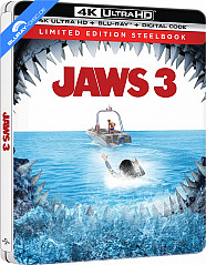 Jaws 3 4K - Limited Edition Steelbook (4K UHD + Blu-ray + Digital Copy) (US Import) Blu-ray