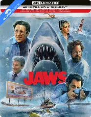 Jaws 4K - 50th Anniversary - Limited Edition Steelbook (4K UHD + Blu-ray + Bonus Blu-ray) (CA Import ohne dt. Ton) Blu-ray