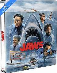 Jaws 4K - 50th Anniversary Limited Edition Steelbook (4K UHD + Blu-ray) (UK Import ohne dt. Ton) Blu-ray