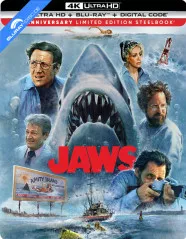 Jaws 4K - 50th Anniversary - Limited Edition Steelbook (4K UHD + Blu-ray + Bonus Blu-ray + Digital Copy) (US Import ohne dt. Ton) Blu-ray