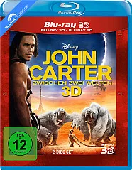 John Carter - Zwischen zwei Welten 3D (Blu-ray 3D + Blu-ray) Blu-ray