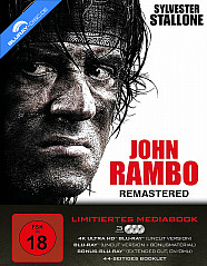 John Rambo 4K (US-Kinofassung + Extended Cut) (Limited Mediabook Edition) (Korrigierte Neuauflage) (4K UHD + 2 Blu-ray) Blu-ray