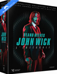 John Wick 1-4 - Les 4 chapitres 4K - Édition Collector (4K UHD + Blu-ray) (FR Import ohne dt. Ton) Blu-ray