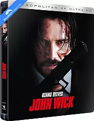 John Wick (2014) 4K - 10ème Anniversaire - Édition Boîtier Limitée Steelbook (4K UHD + Bonus 4K UHD) (FR Import ohne dt. Ton) Blu-ray