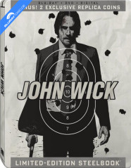 John Wick (2014) - Walmart Exclusive Limited Edition Steelbook (Neuauflage) (Blu-ray + DVD + Digital Copy) (Region A - US Import ohne dt. Ton) Blu-ray