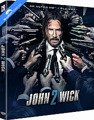John Wick: Chapter 2 (2017) 4K - Novamedia Exclusive Plain Edition Fullslip (4K UHD + Blu-ray) (KR Import ohne dt. Ton) Blu-ray