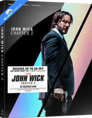 John Wick: Chapter 2 (2017) - Walmart Exclusive Slipcover (Blu-ray + DVD + Digital Copy) (Region A - US Import ohne dt. Ton) Blu-ray