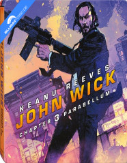 John Wick: Chapter 3 - Parabellum (2019) - Best Buy Exclusive Comic Design Mini Steelbook (Digital Copy) (US Import ohne dt. Ton) Blu-ray