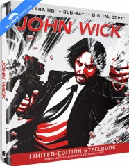 John Wick + John Wick: Chapter 2 4K - 2-Film Collection Limited Edition Steelbook (4K UHD + Blu-ray + Digital Copy) (CA Import ohne dt. Ton) Blu-ray