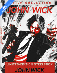 John Wick + John Wick: Chapter 2 4K - Best Buy Exclusive 2-Film Collection Limited Edition Steelbook (4K UHD + Blu-ray + UV Copy) (US Import ohne dt. Ton) Blu-ray