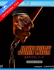 John Wick: Kapitel 1-4 (4 Disc-Set) (CH Import) Blu-ray