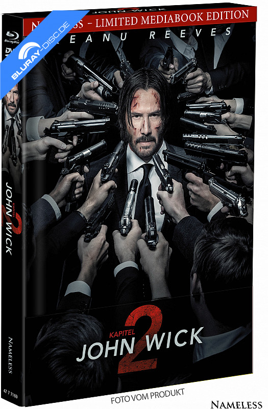 John Wick Kapitel Limited Mediabook Edition Cover A Blu Ray Film