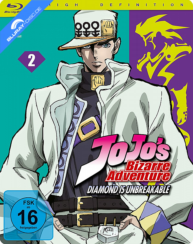 JoJo's Bizarre Adventure: Staffel 3 - Diamond is Unbreakable Vol.1 - mit  Sammelschuber Blu-ray (Episodes 1-13) (Germany)