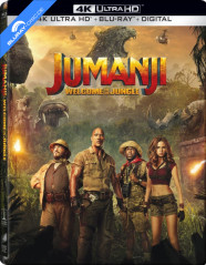 Jumanji: Welcome to the Jungle 4K - Limited Edition Steelbook (Neuauflage) (4K UHD + Blu-ray + Digital Copy) (US Import ohne dt. Ton) Blu-ray