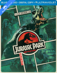 Jurassic Park (1993) - Reel Heroes - Limited Edition Steelbook (Blu-ray + DVD + Digital Copy + UV Copy) (US Import ohne dt. Ton) Blu-ray