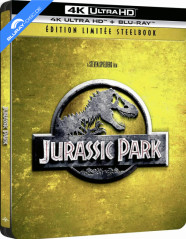 Jurassic Park 4K - Édition Boîtier Steelbook (4K UHD + Blu-ray) (FR Import) Blu-ray