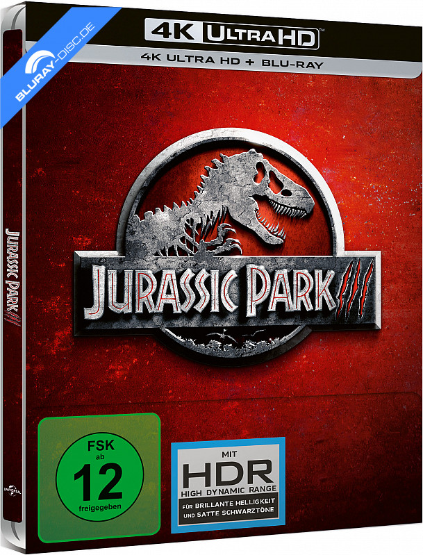 Jurassic Park III 4K Limited Steelbook Edition 4K UHD + Blu-ray Blu-ray -  Film Details