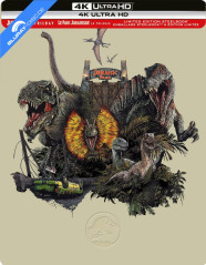 Jurassic Park: Trilogy 4K - Limited Edition Steelbook (4K UHD) (CA Import ohne dt. Ton) Blu-ray