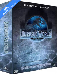 Jurassic World (2015) 3D - Nakshatra Cine Museum Exclusive #2 Collector's Box Set Steelbook (Blu-ray 3D + Blu-ray) (IN Import) Blu-ray