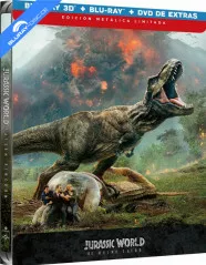Jurassic World: El Reino Caído (2018) 3D - Edición Metálica Limitada (Blu-ray 3D + Blu-ray + Bonus DVD) (ES Import ohne dt. Ton) Blu-ray