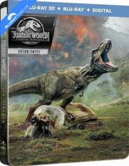 Jurassic World: Fallen Kingdom (2018) 3D - Édition Limitée Steelbook (Blu-ray 3D + Blu-ray + Digital Copy) (FR Import ohne dt. Ton) Blu-ray