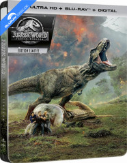 Jurassic World: Fallen Kingdom (2018) 4K - Édition Limitée Steelbook (4K UHD + Blu-ray + Digital Copy) (FR Import ohne dt. Ton) Blu-ray