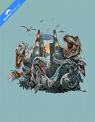 Jurassic World: Trilogy 4K - Limited Edition Steelbook (4K UHD) (UK Import ohne dt. Ton) Blu-ray