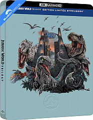 Jurassic World: Trilogy 4K - Édition Limitée Steelbook (4K UHD) (FR Import ohne dt. Ton) Blu-ray
