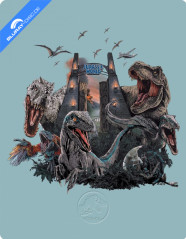 Jurassic World: Trilogy 4K - Limited Edition Steelbook (4K UHD) (UK Import ohne dt. Ton) Blu-ray