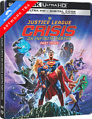 Justice League: Crisis on Infinite Earths - Part Three 4K - Limited Edition Steelbook (4K UHD + Blu-ray) (UK Import ohne dt. Ton) Blu-ray