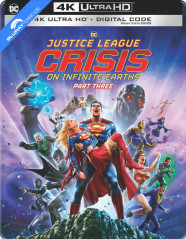 Justice League: Crisis on Infinite Earths - Part Three 4K - Limited Edition Steelbook (4K UHD + Digital Copy) (US Import ohne dt. Ton) Blu-ray
