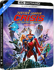 Justice League: Crisis on Infinite Earths - Part Three 4K - Édition Limitée Steelbook (4K UHD + Blu-ray) (FR Import ohne dt. Ton) Blu-ray